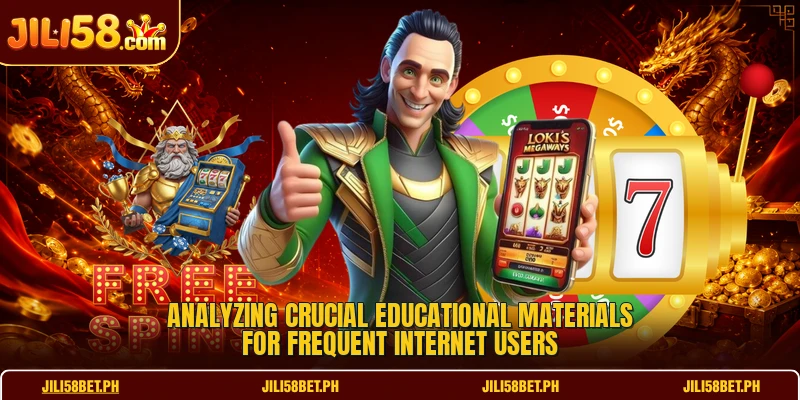 Analyzing crucial educational materials for frequent internet users