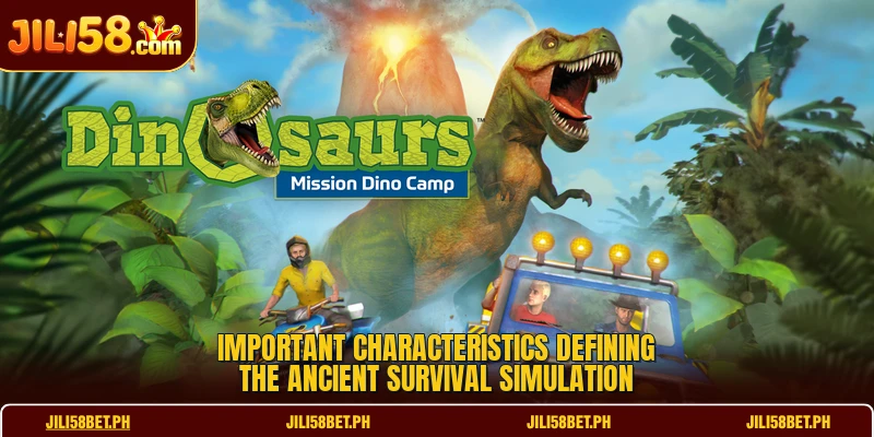 Important characteristics defining the ancient survival simulation