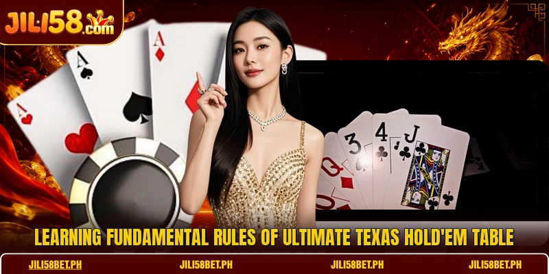 Learning fundamental rules of Ultimate Texas Hold'em table