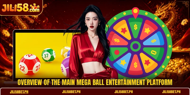 Overview of the main Mega Ball entertainment platform