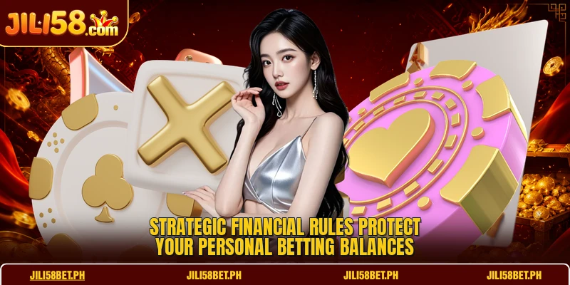 Strategic financial rules protect your personal betting balances